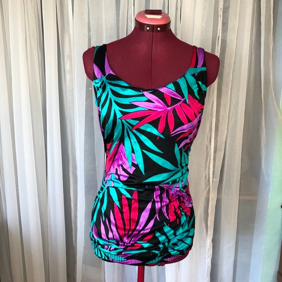 Vintage Danskin long sleeve purple leotard - Picture 1 of 11